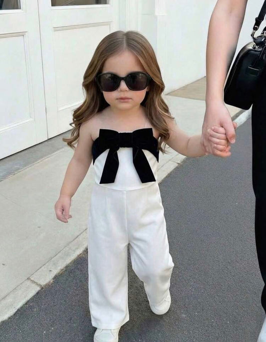 Black And White Summer Elegant Jumpsuit