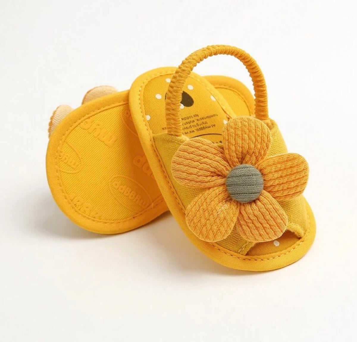 Infant Girls' Summer Sandals, Flower & Bow Decor