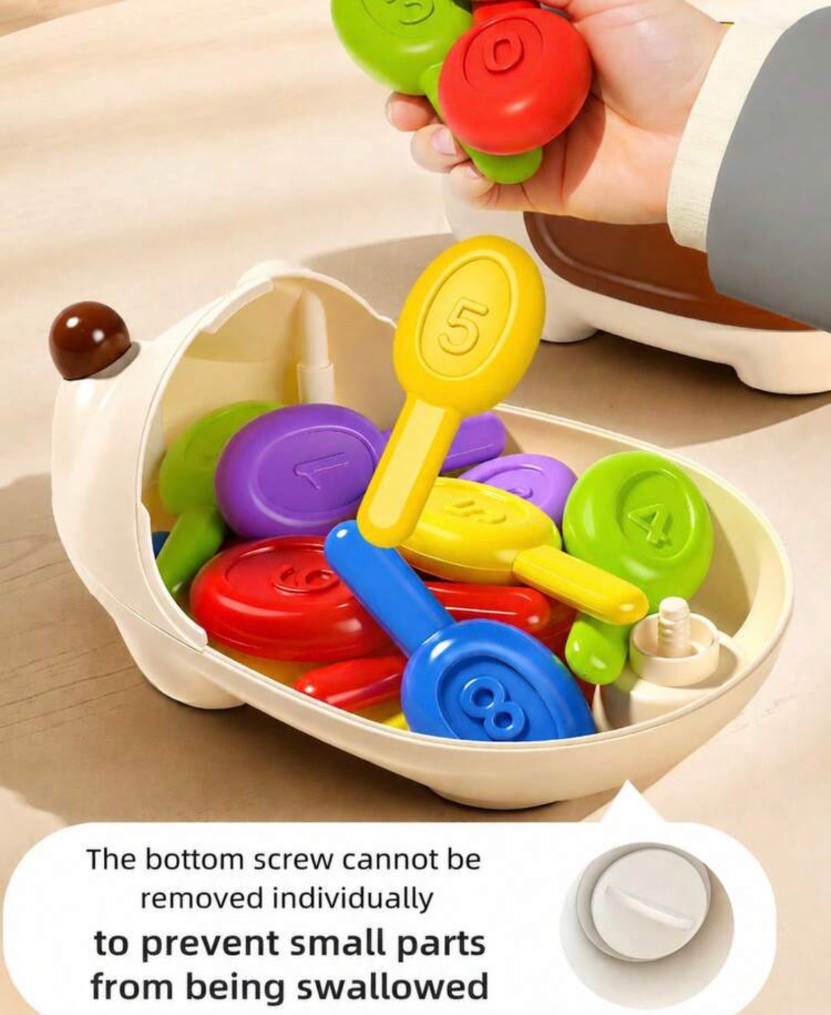 1pc Education Assembling Hedgehog Toy