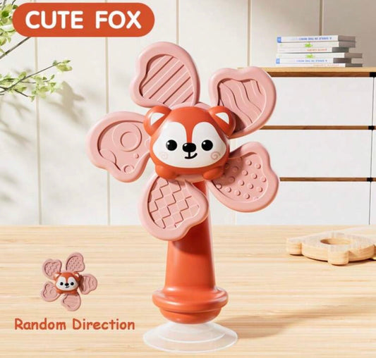 Sensory Toys With Suction Cup - Movable Rattle