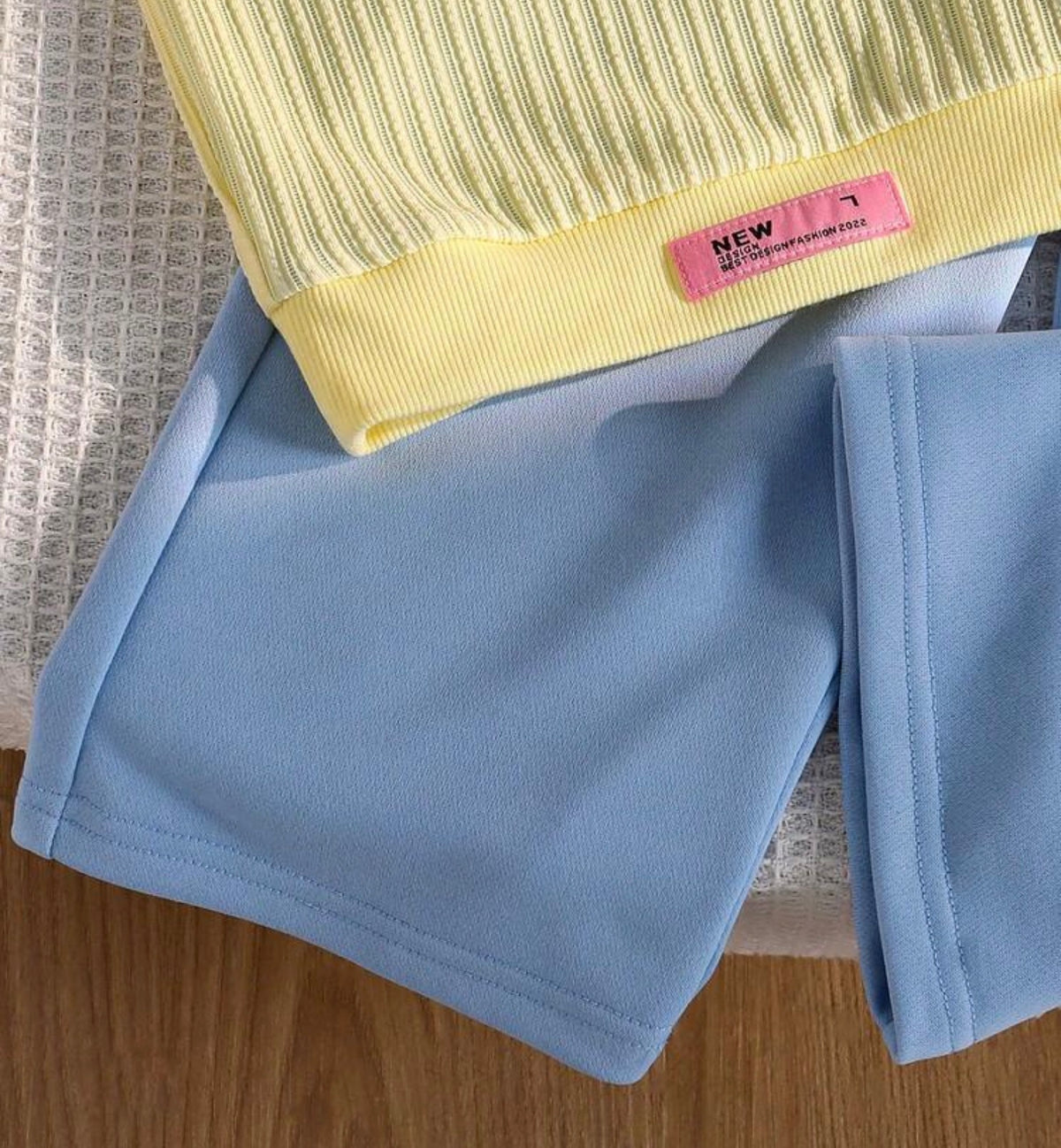 2pcs/Set Sleeveless Top & Pants Set