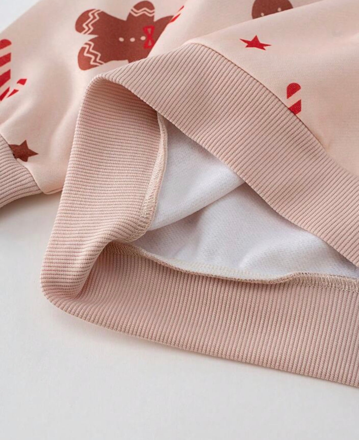 2pcs Cartoon Pattern Knit  Long Sleeve Half-Zip Pullover Top And Elastic Waist Pants Set