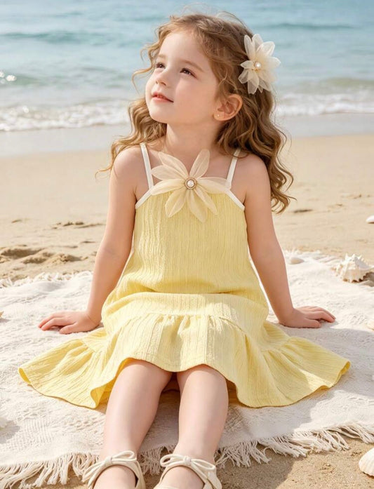 Floral  Sleeveless Dress,