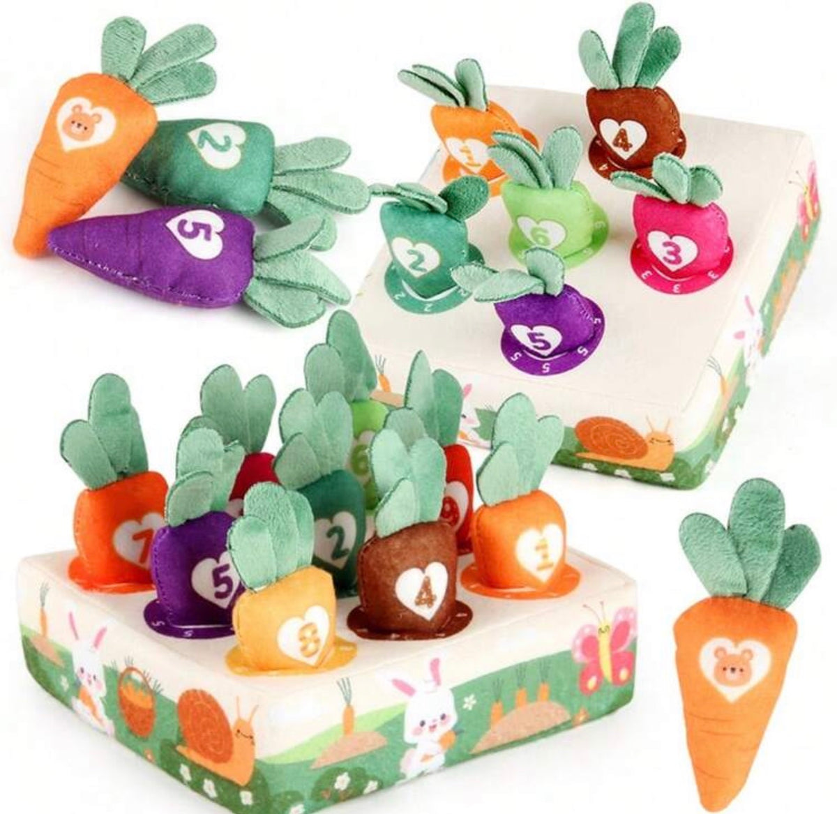 Carrot-Pulling Matching Toys