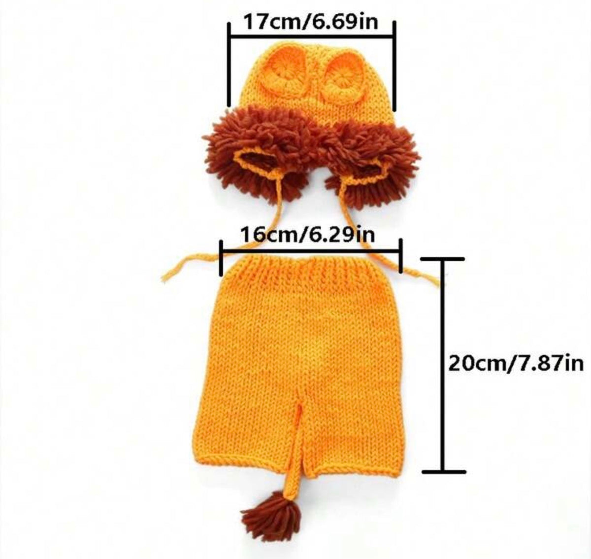 Yellow Little Lion Photography Cartoon Commemorative Clothes