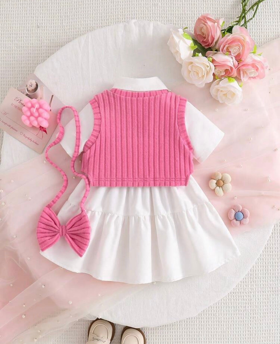 Sleeveless top with collar Inner Shirt
