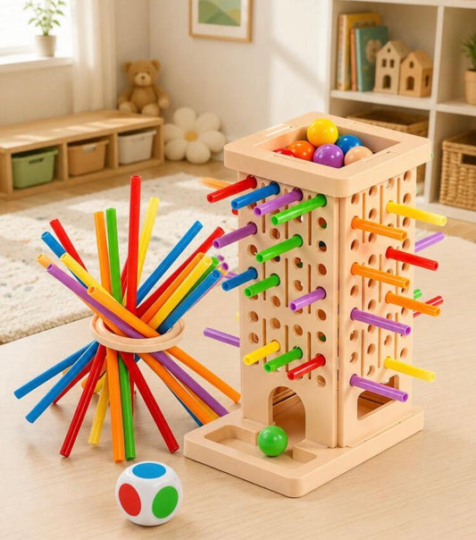 3-In-1 Wooden Stick Pulling Game