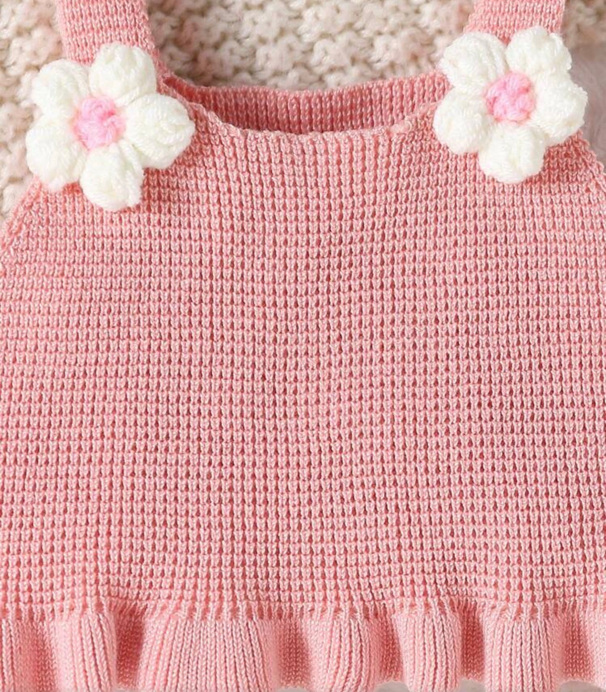 Solid Color Sleeveless Knit Sweater