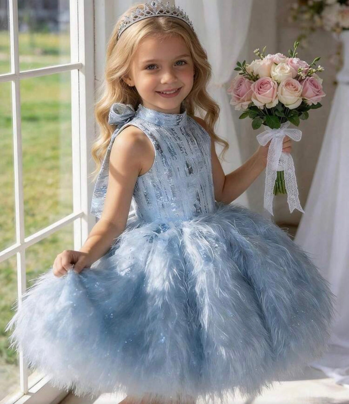 Sleeveless Elegant Party Dress Princess