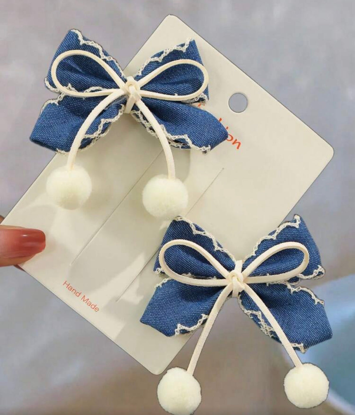 2pcs Bowknot Hair Clips