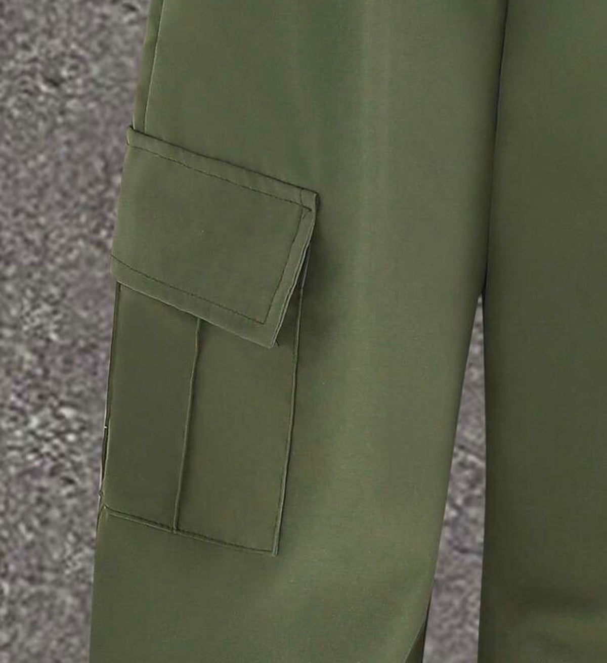 Gradient Color  Printed Round Neck T-Shirt & Cargo Pants