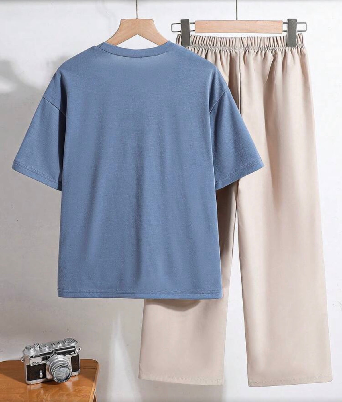 2pcs/T-Shirt & Long Pants Outfit