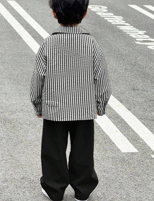 Striped Long Sleeve Shirt & Pants