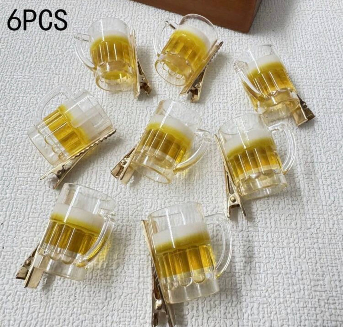 2PCS Beer Hair Clips