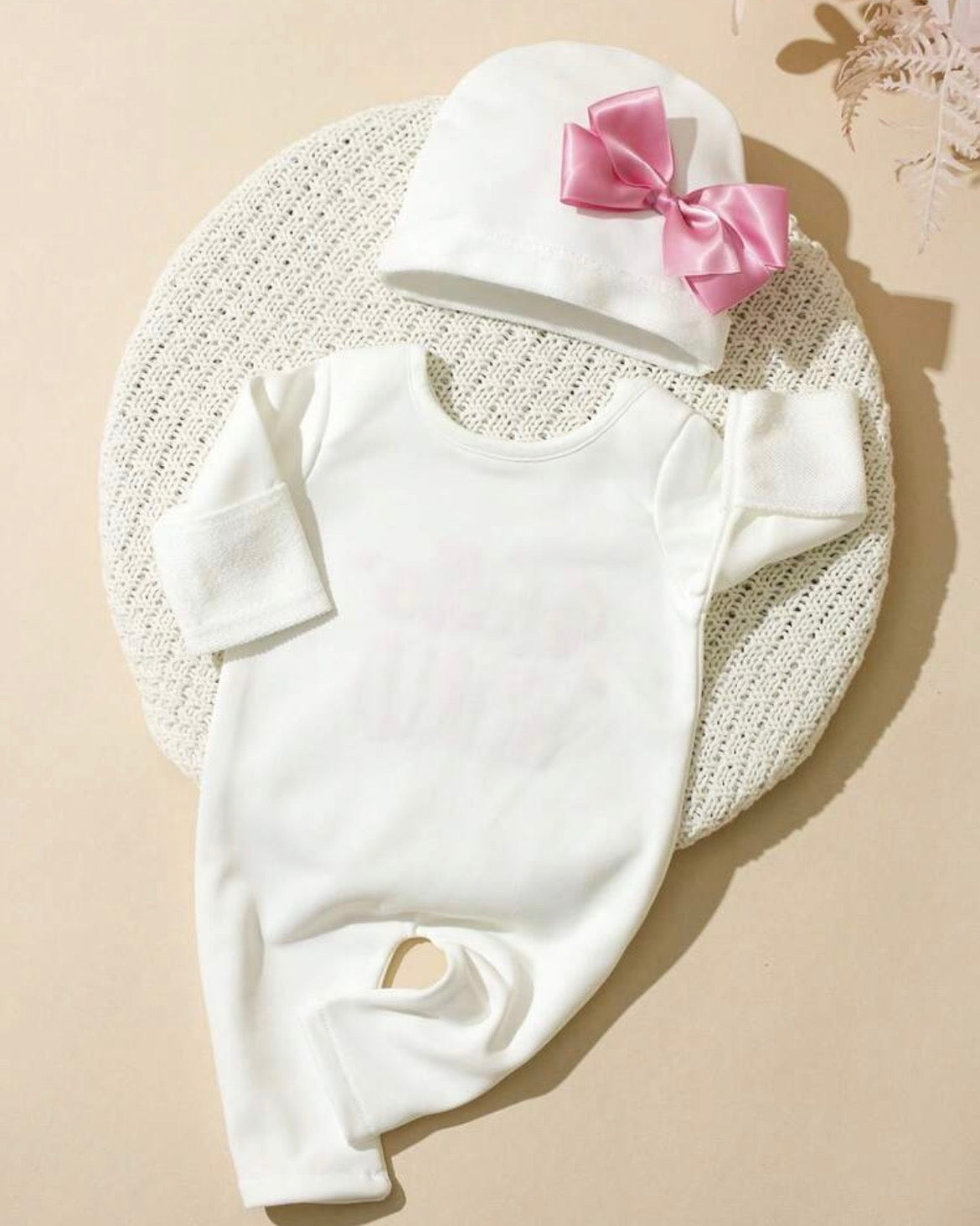 Bowknot Baby Girl Long Sleeve Romper