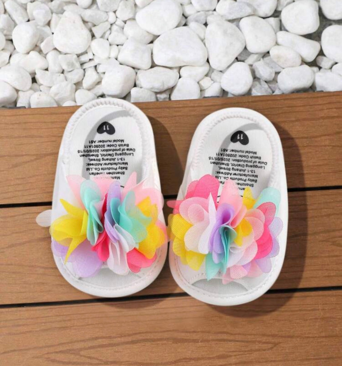 Colourfull flower shoes