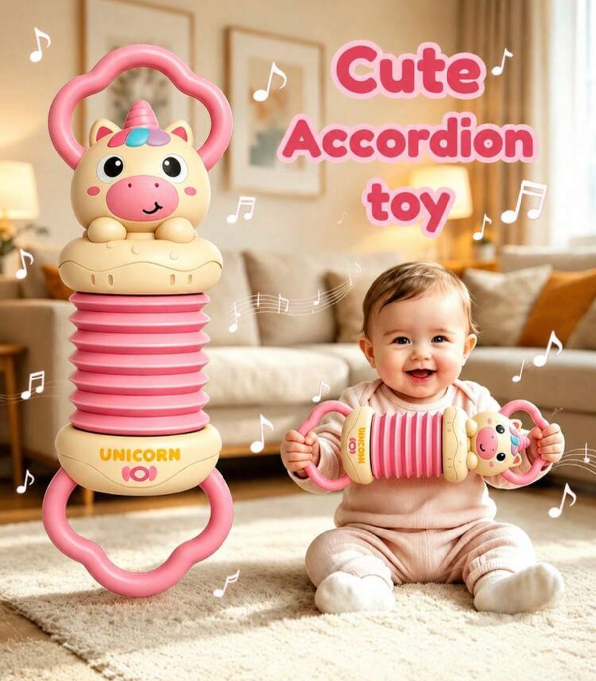 Handheld Accordion Toy