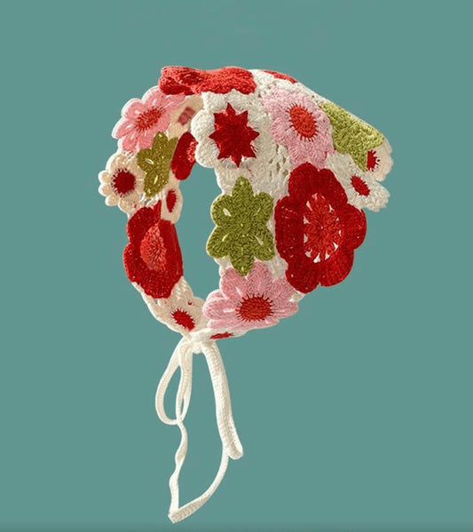 1pc Pastoral Style Knitted Headscarf
