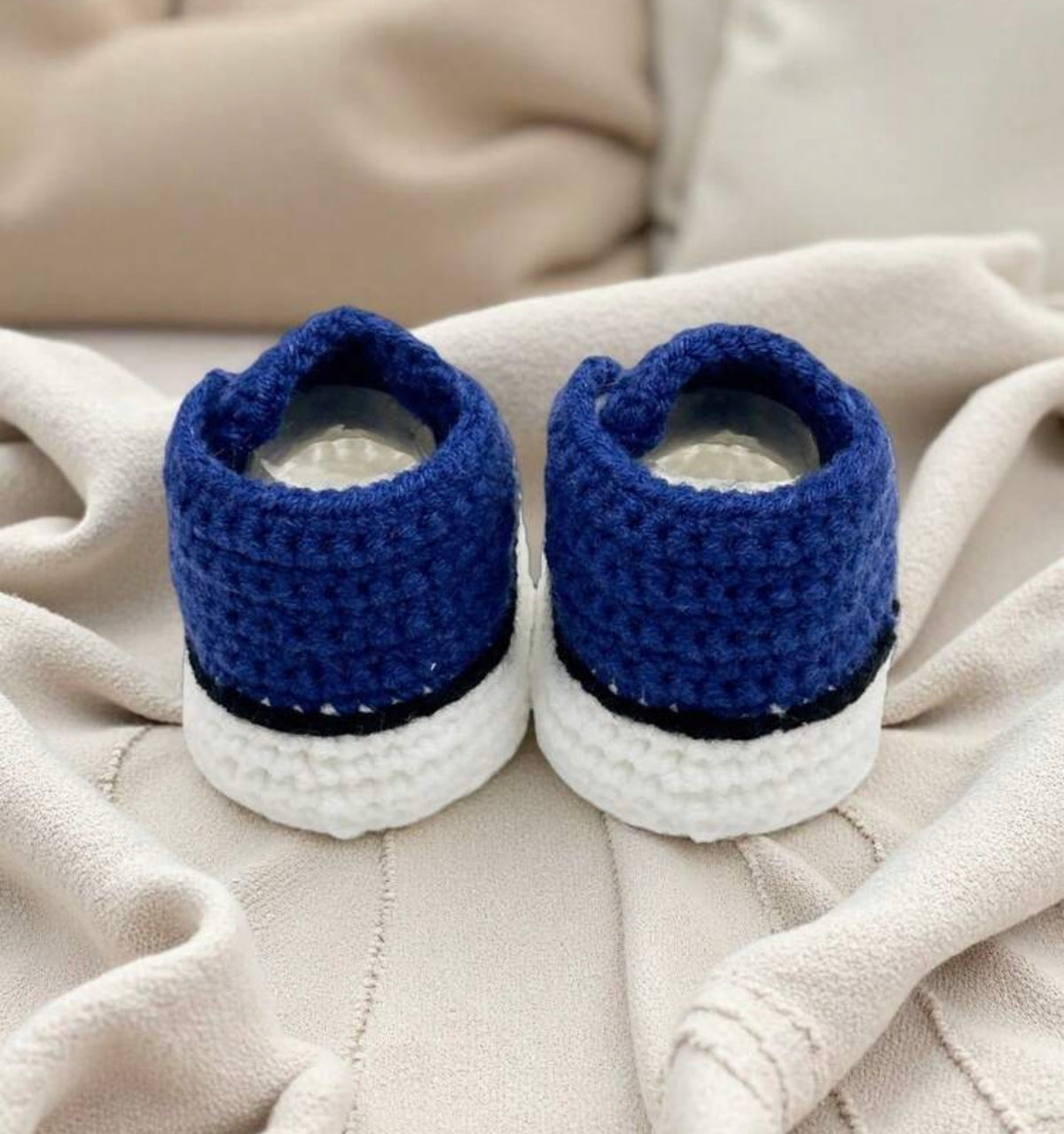 1 Pair Handmade Crochet Infant Boots