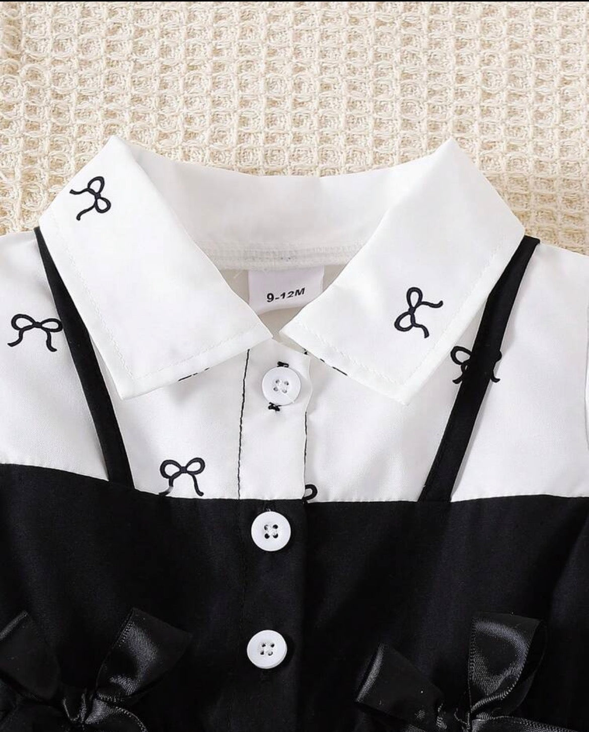 Collared Puff Sleeve 2 In 1 A-Line