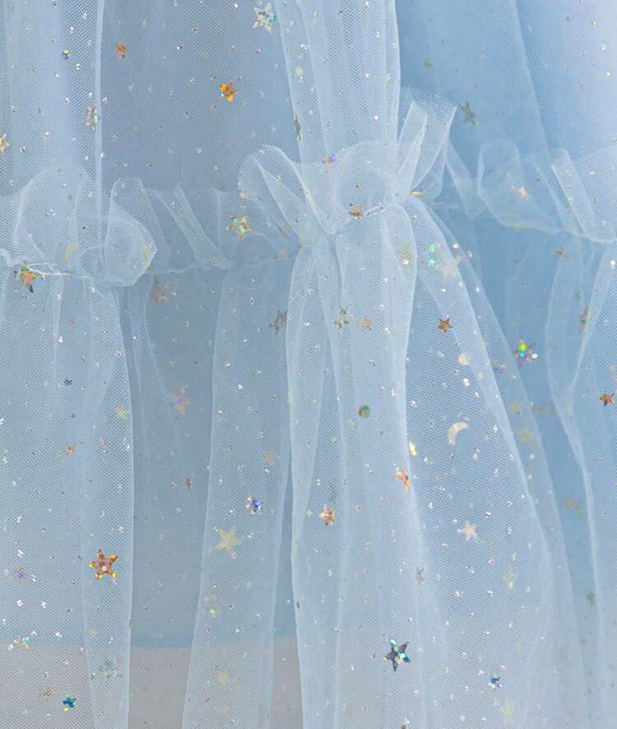 Sequin Strap Tulle Princess Dress