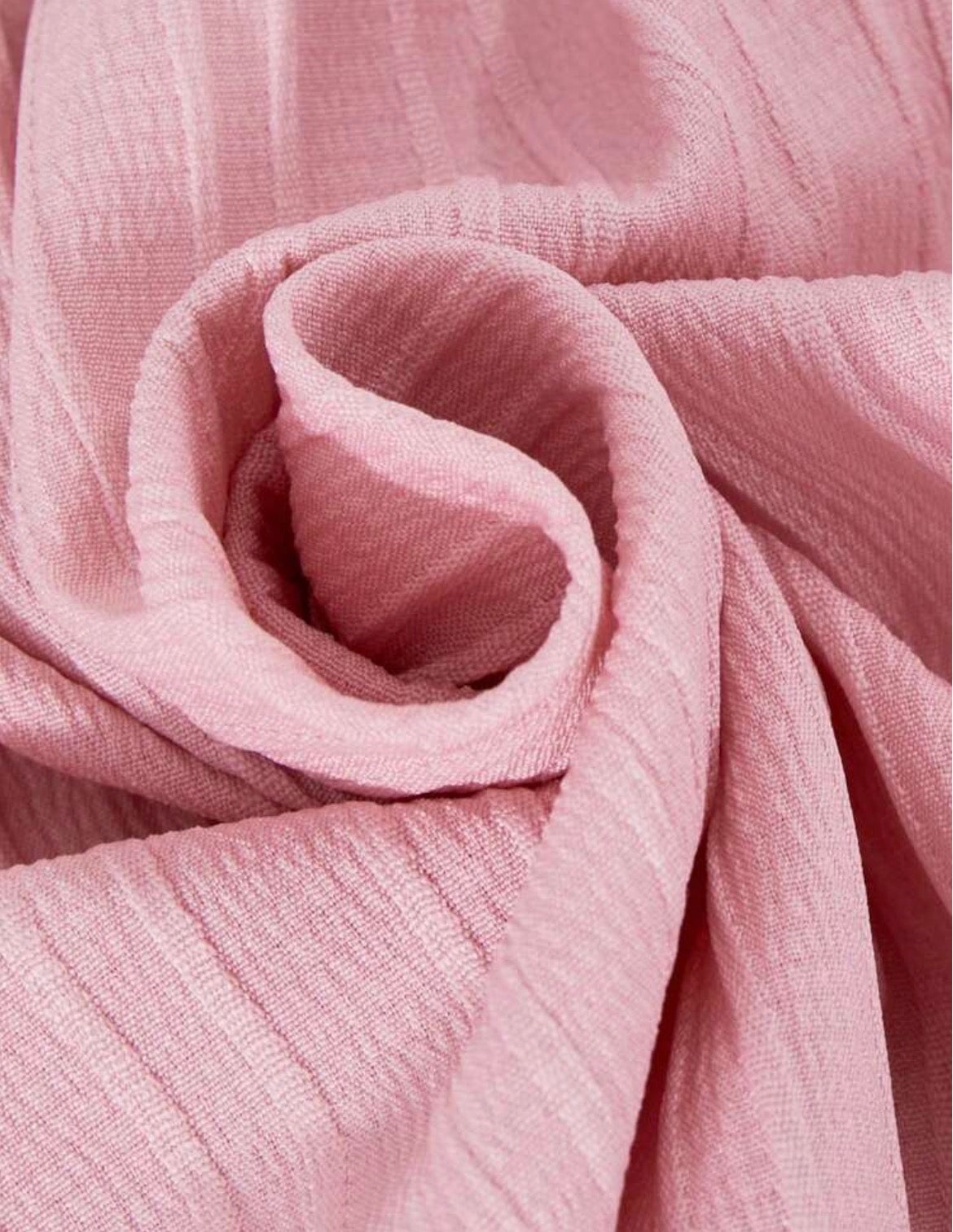 Pink Textured  Dress With Pearl Beaded Sleeves, Hollow Bowknot Decor