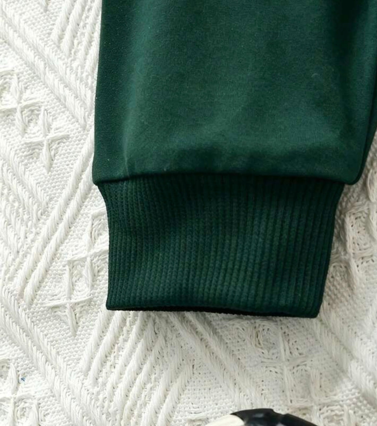 2pcs Tricolor Stripe Sweatshirt + Pants
