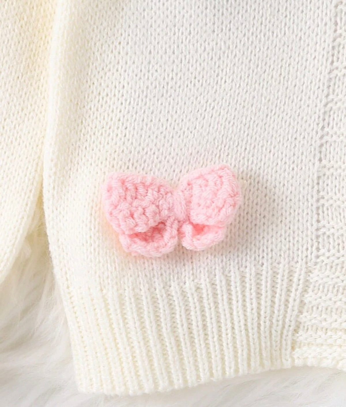 2pcs/Sweater And Knitted Overall Set, Winter