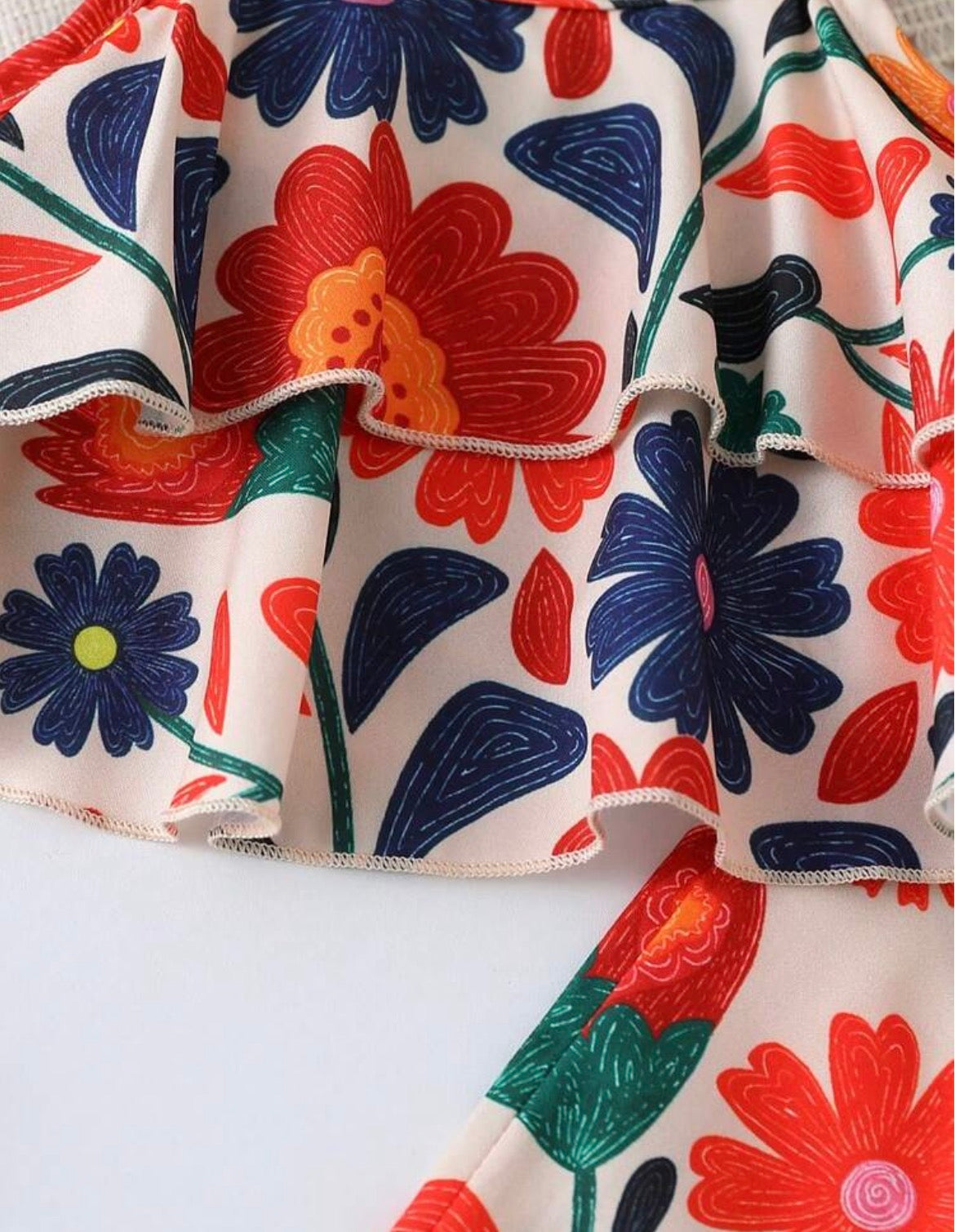 Floral Camisole top And wide leg pant