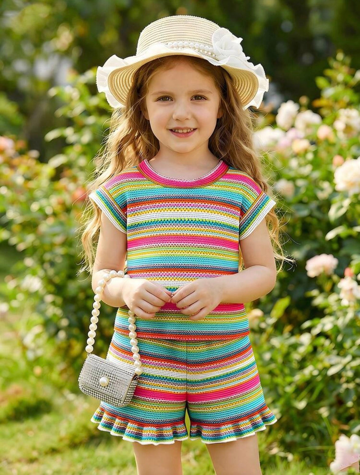 Sleeveless Set, Floral&Plaid