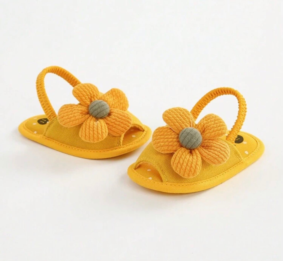 Infant Girls' Summer Sandals, Flower & Bow Decor