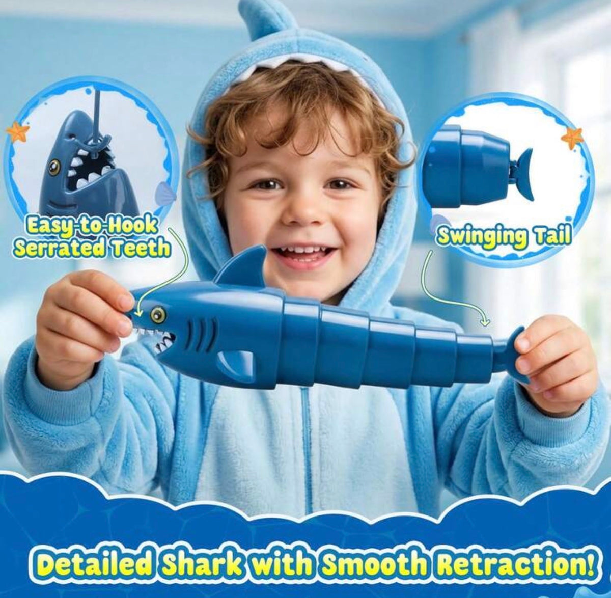 Fishing Battle Fishing Master Interactive Parent-Child Shark Tabletop Toy