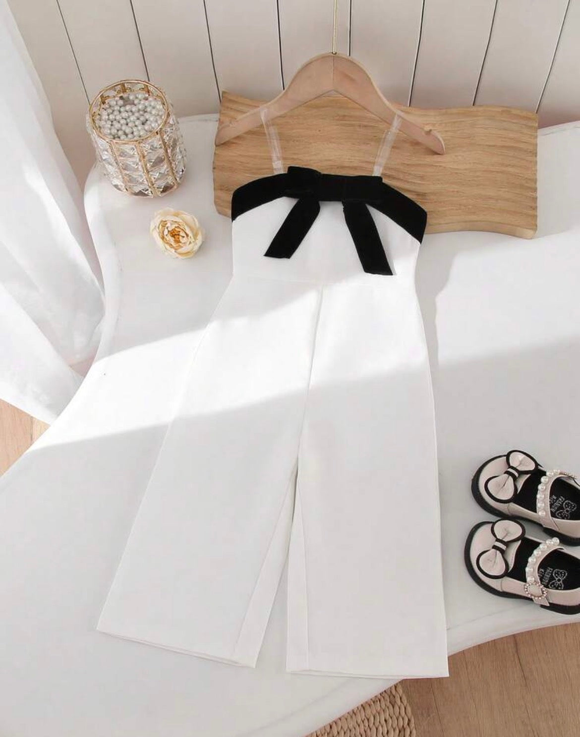 Black And White Summer Elegant Jumpsuit