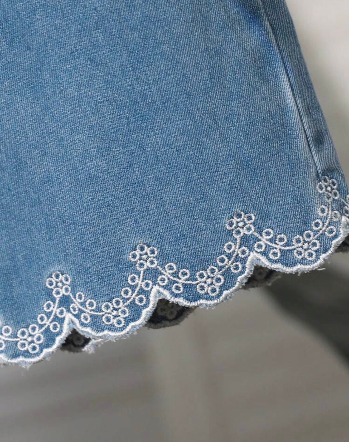 Hem Embroidery Sleeveless Top And Long Pants 2-Piece Set