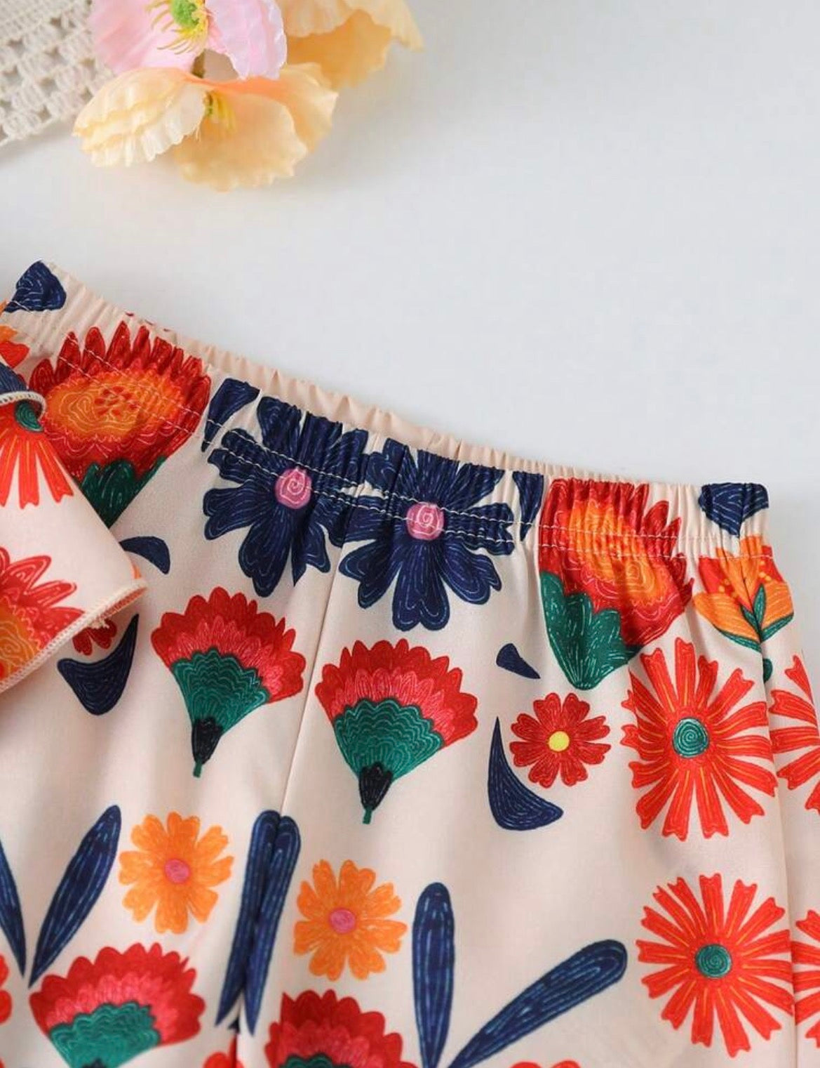 Floral Camisole top And wide leg pant