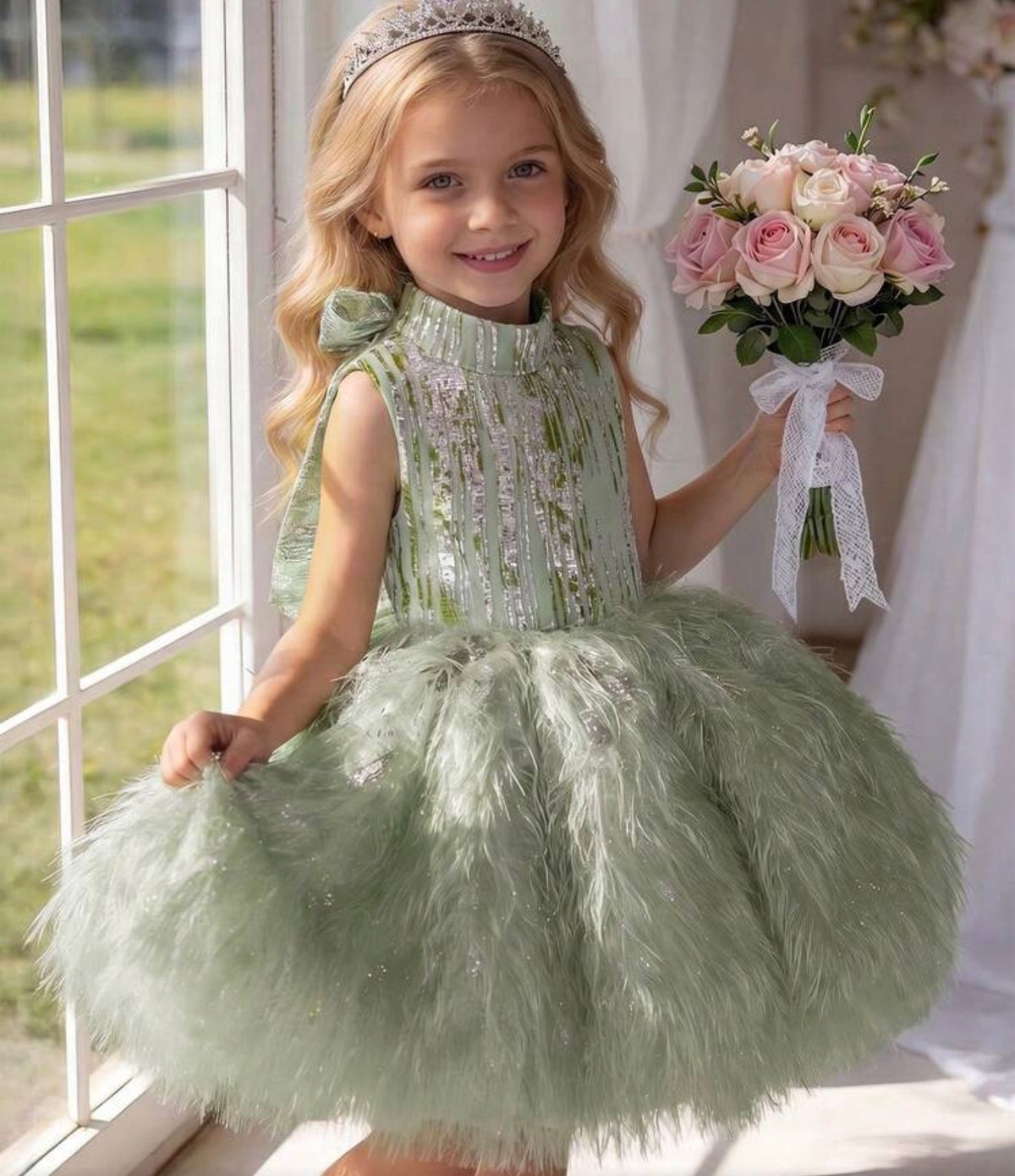 Sleeveless Elegant Party Dress Princess