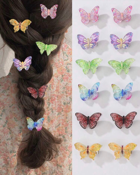 12pcs/Set Girls Shell Starfish Hair Clips