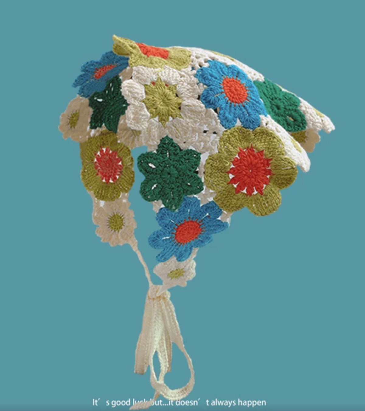 1pc Pastoral Style Knitted Headscarf